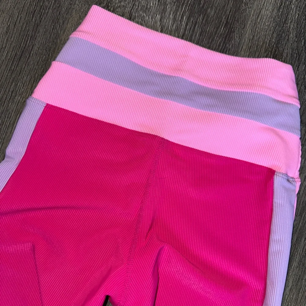 Beach Riot Mariella Legging Raspberry Colorblock - Picture 5 of 8